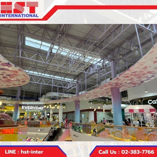 รอกยกโครงทรัสในห้างสรรพสินค้า - รอกโซ่ไฟฟ้าและเครนโรงงาน - เอชเอสที อินเตอร์เนชั่นแนล รอกยกโครงทรัสในห้างสรรพสินค้า - รอกโซ่ไฟฟ้าและเครนโรงงาน - เอชเอสที อินเตอร์เนชั่นแนล